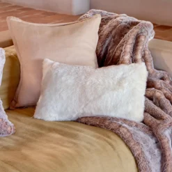 Pelage Faux Fur Oblong Cushion