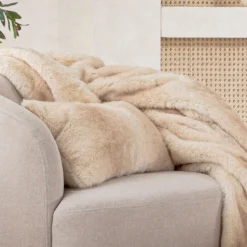 Pelage Faux Fur Oblong Cushion