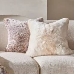 Pelage Faux Fur Square Cushion