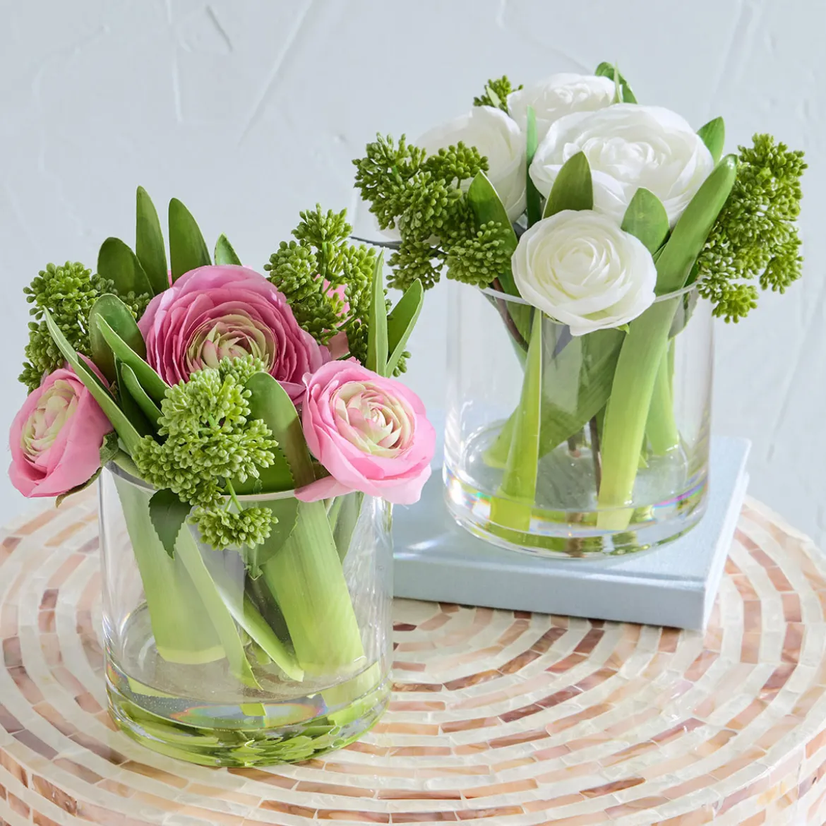 Pippa Artificial Ranunculus Bouquet in Vase