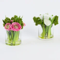 Pippa Artificial Ranunculus Bouquet in Vase