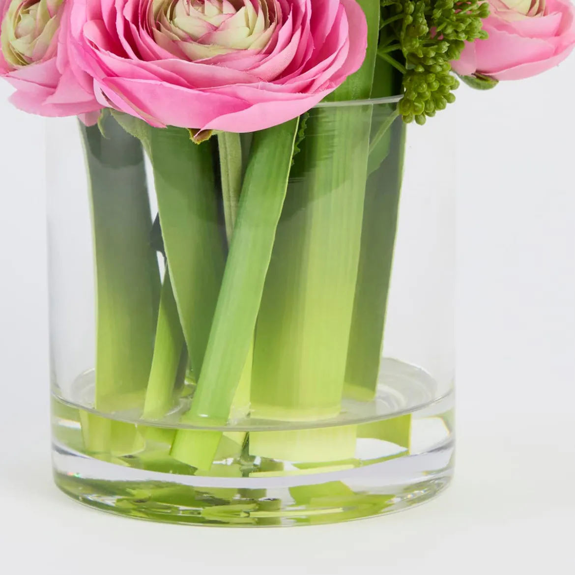 Pippa Artificial Ranunculus Bouquet in Vase