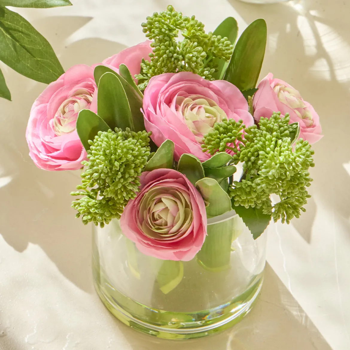 Pippa Artificial Ranunculus Bouquet in Vase