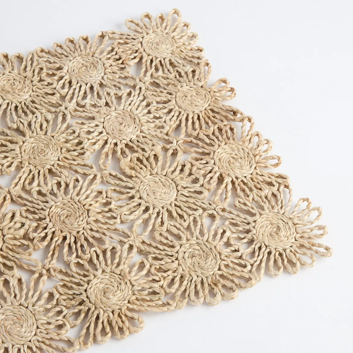Rae Jute Flower Table Runner