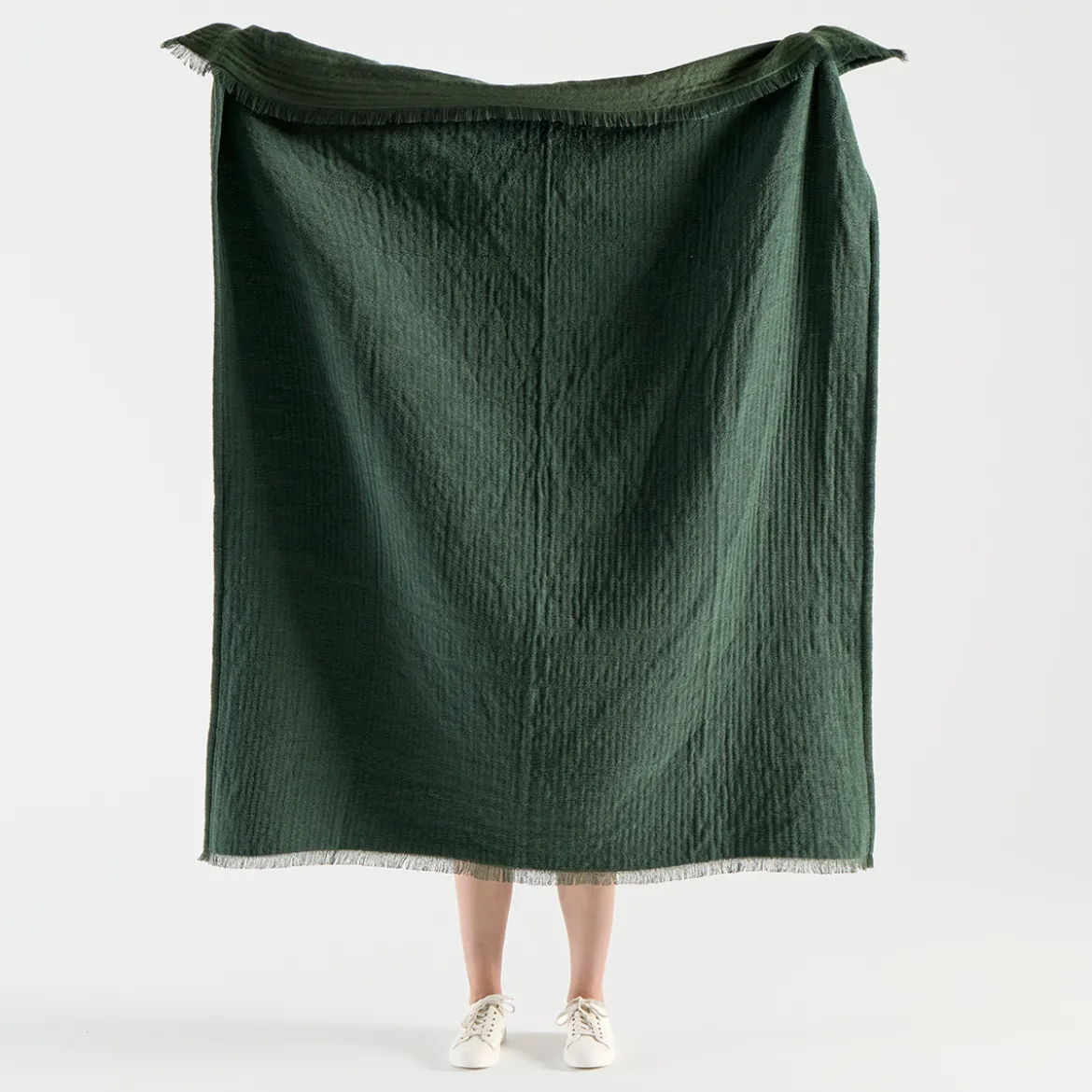 Raya Chenille Gauze Reversible Throw