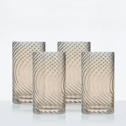Raya Lustre Highball Glass Set of 4