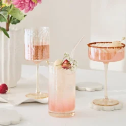 Raya Lustre Highball Glass Set of 4