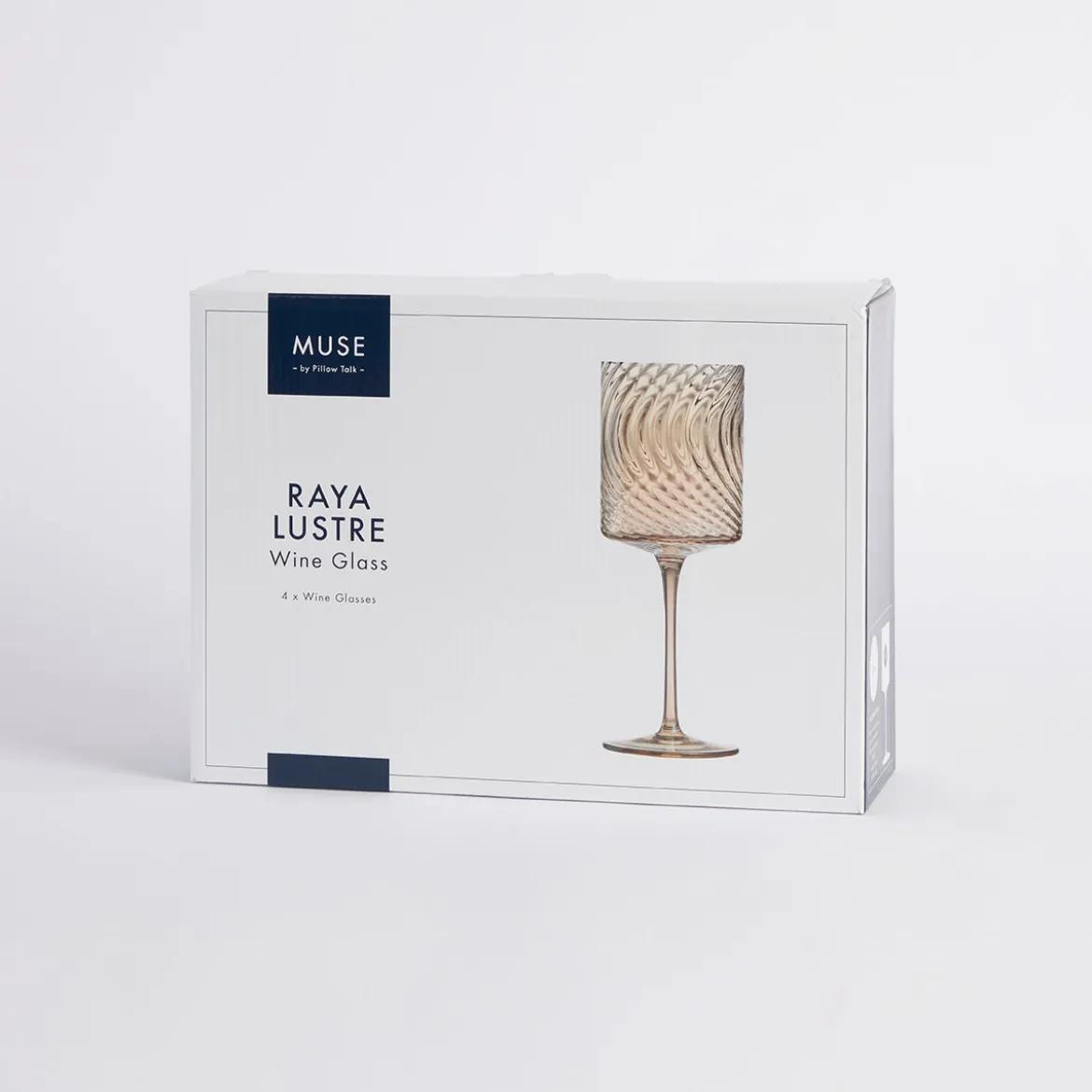 Raya Lustre Wine Glass Set of 4