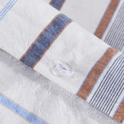 Regatta Reversible Stripe Quilt Cover Set