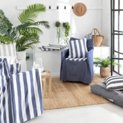 Riviera Wide Stripe Chair Pad