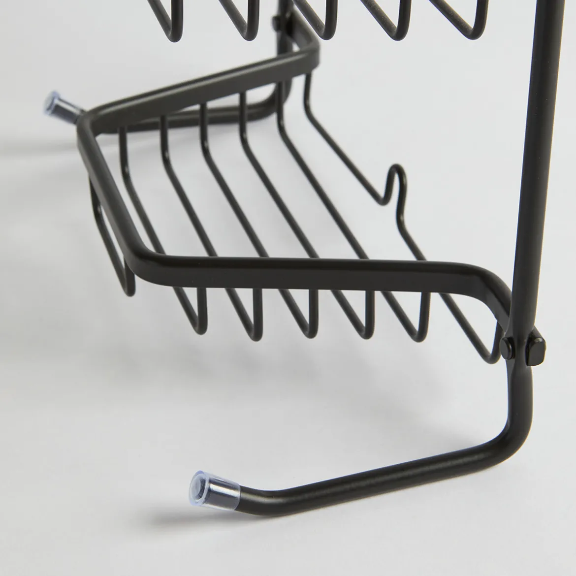 Rowan Black Over the Door Shower Caddy