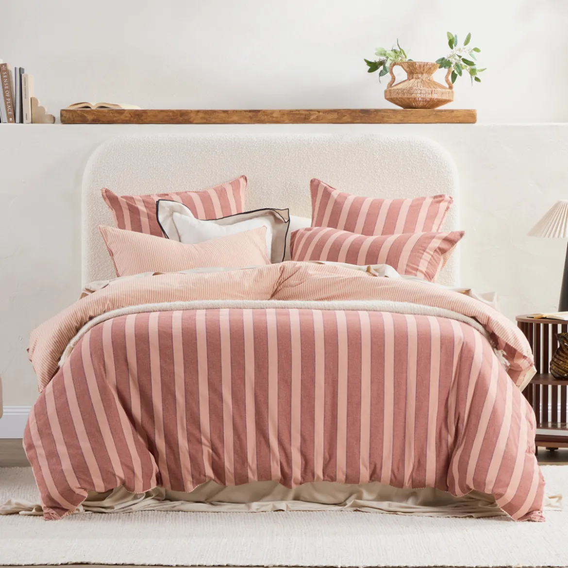 Ryder Reversible Stripe Quilt Cover Set