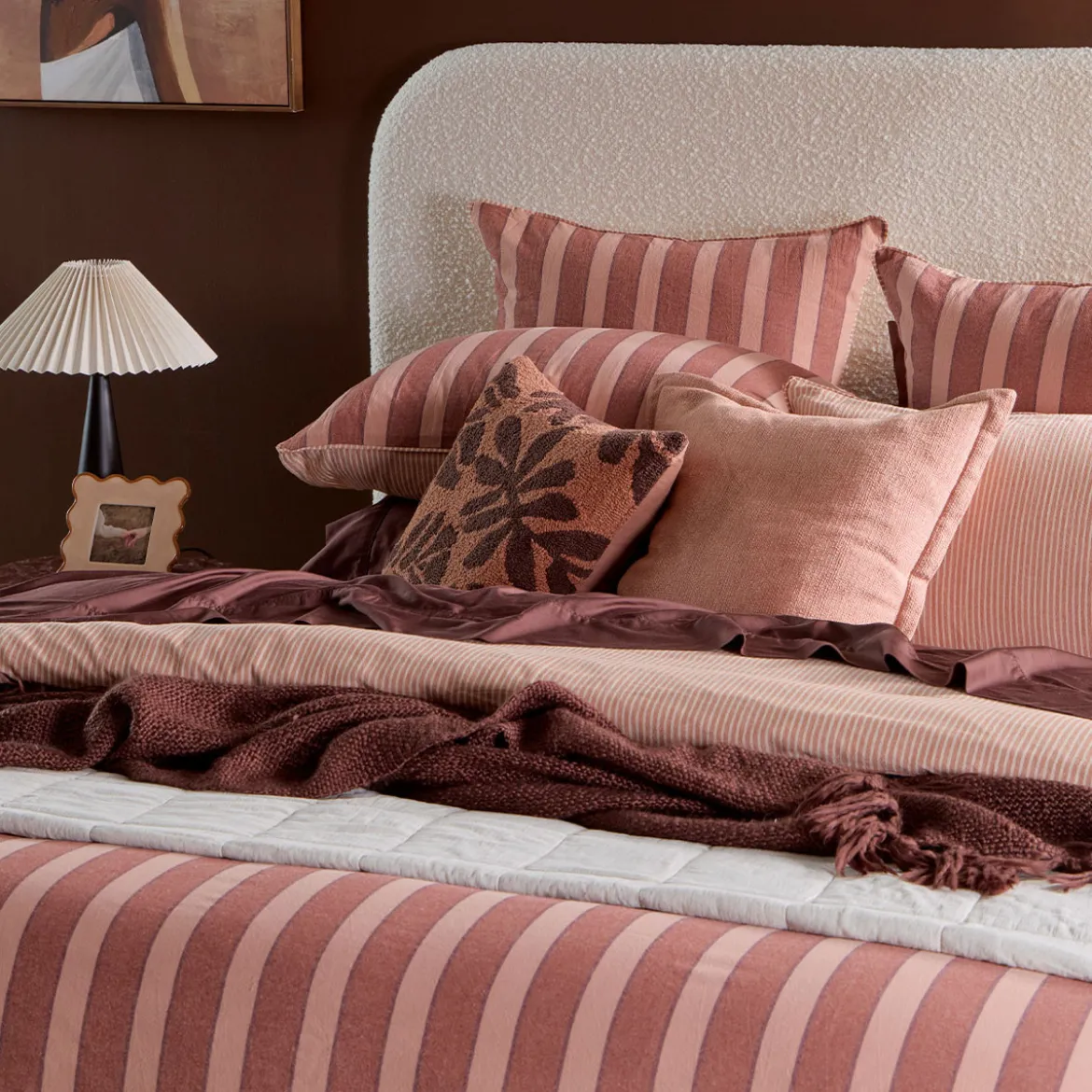 Ryder Reversible Stripe Quilt Cover Set