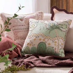 Sacred Stillness by Domica Hill Cushion