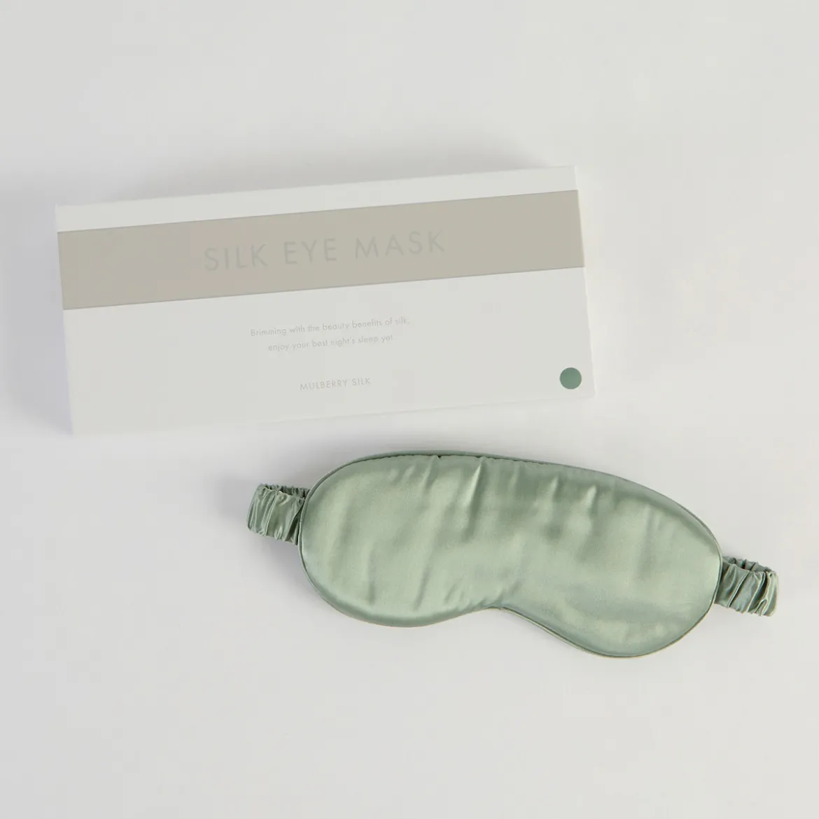 Sage Mulberry Silk Eye Mask