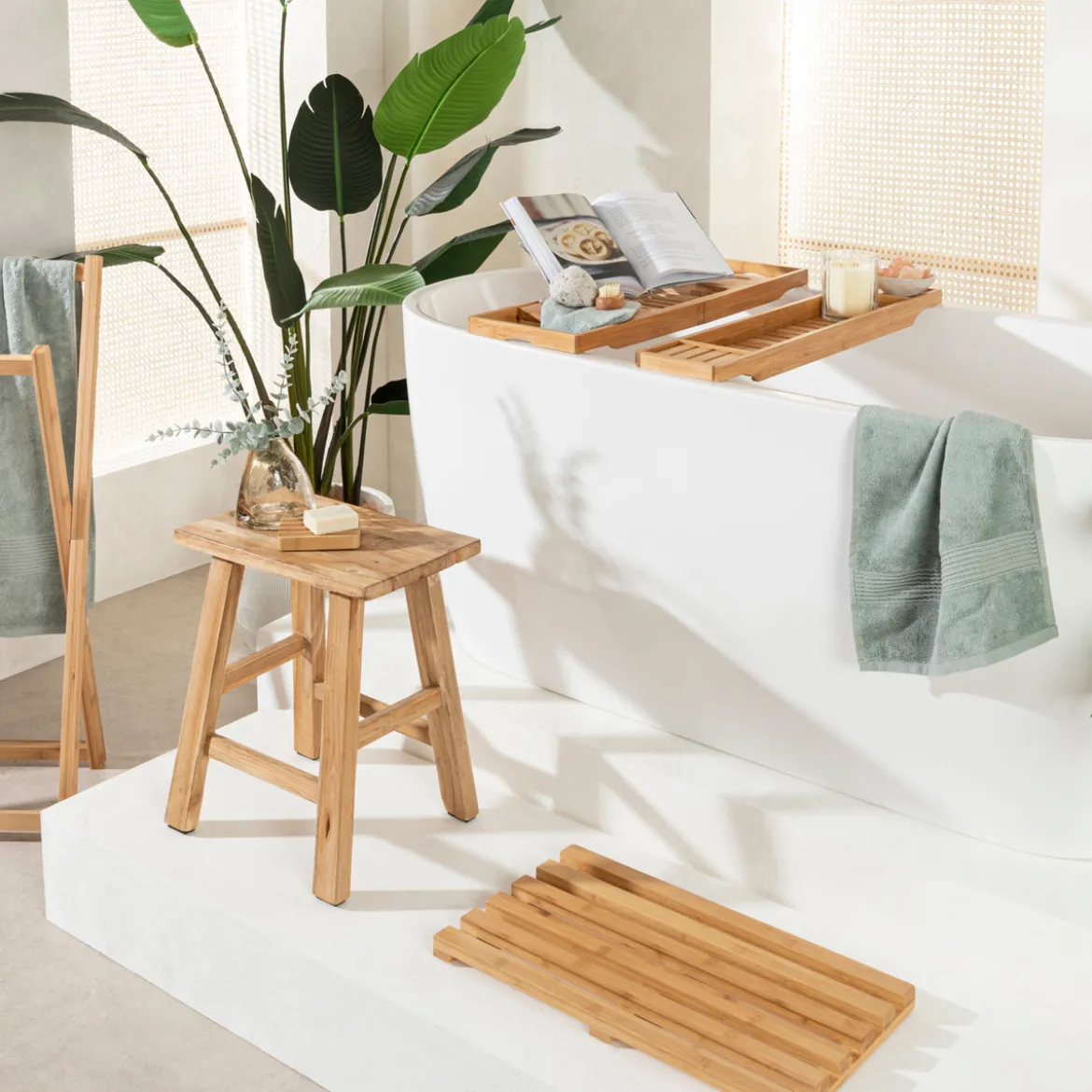 Sanctuary Natural Bath Caddy
