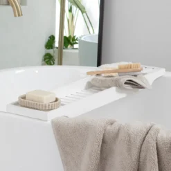 Sanctuary White Bath Caddy