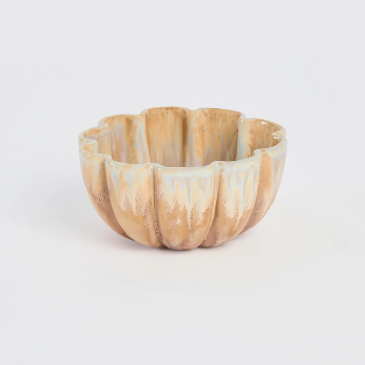 Savannah Glazed Scalloped Bowl