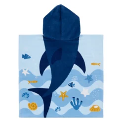 Sea Adventures Shark Hooded Beach Towel