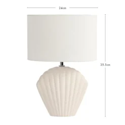 Seashell 36cm Table Lamp