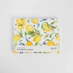 Sicily Lemons Cork Placemat Set of 6
