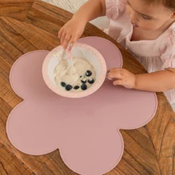 Silicone Flower Kids Placemat
