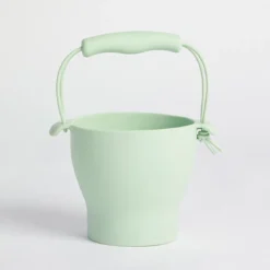 Silicone 7 piece Green Beach Bucket Set