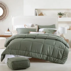Snoozi Cube Green Microfibre Comforter Set