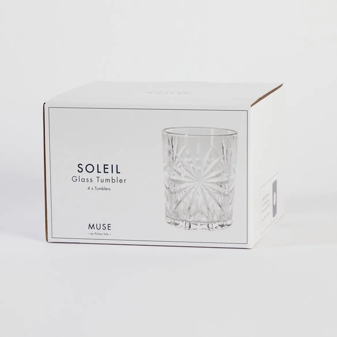 Soleil Glass Tumbler Glass Set of 4