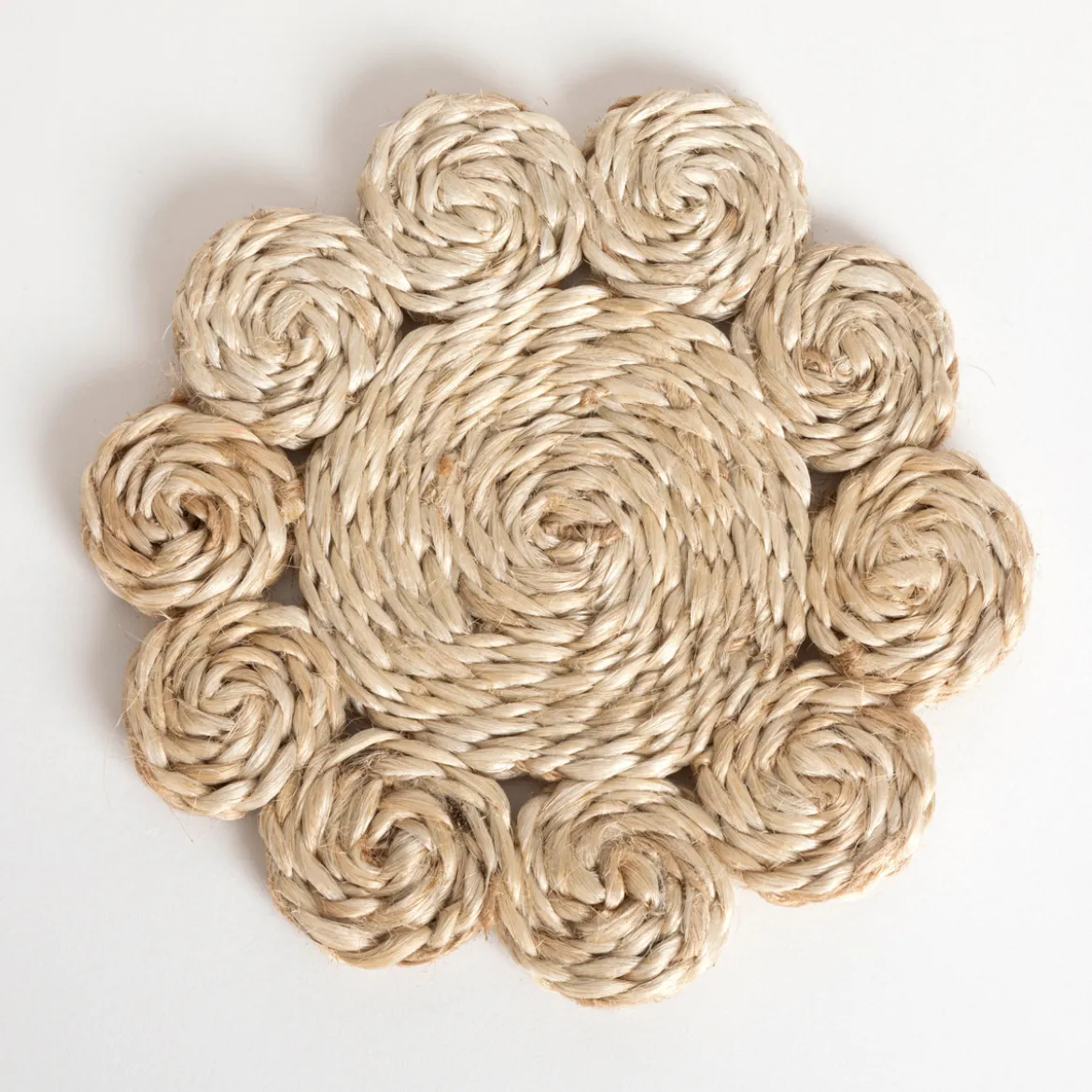 Sonora Light Natural Jute Coaster Set of 2