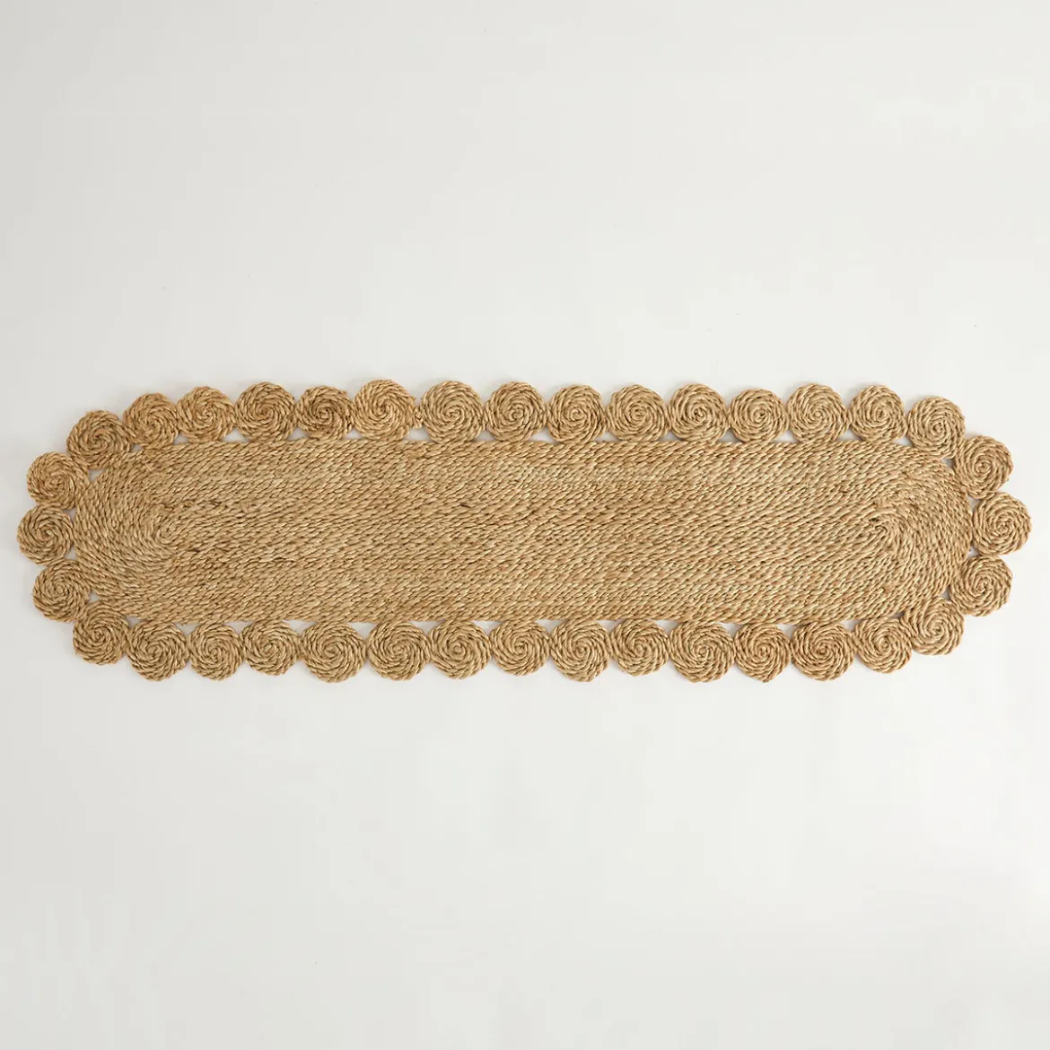 Sonora Oval Jute Table Runner