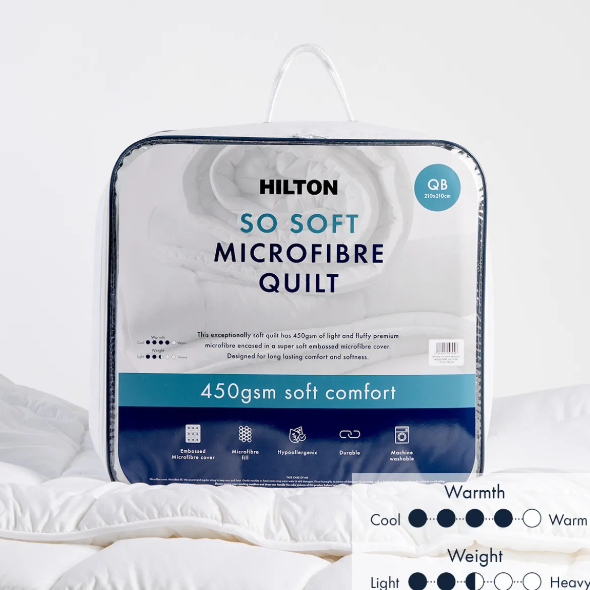So Soft 450gsm Microfibre Quilt
