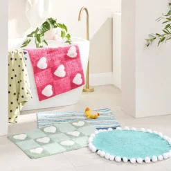 Striped Bath Mat