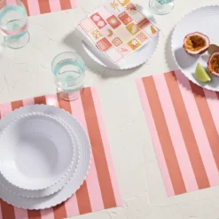 Stripe Paper Placemat 24 Pack