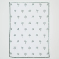 Tahiti Green Tea Towel Set of 2