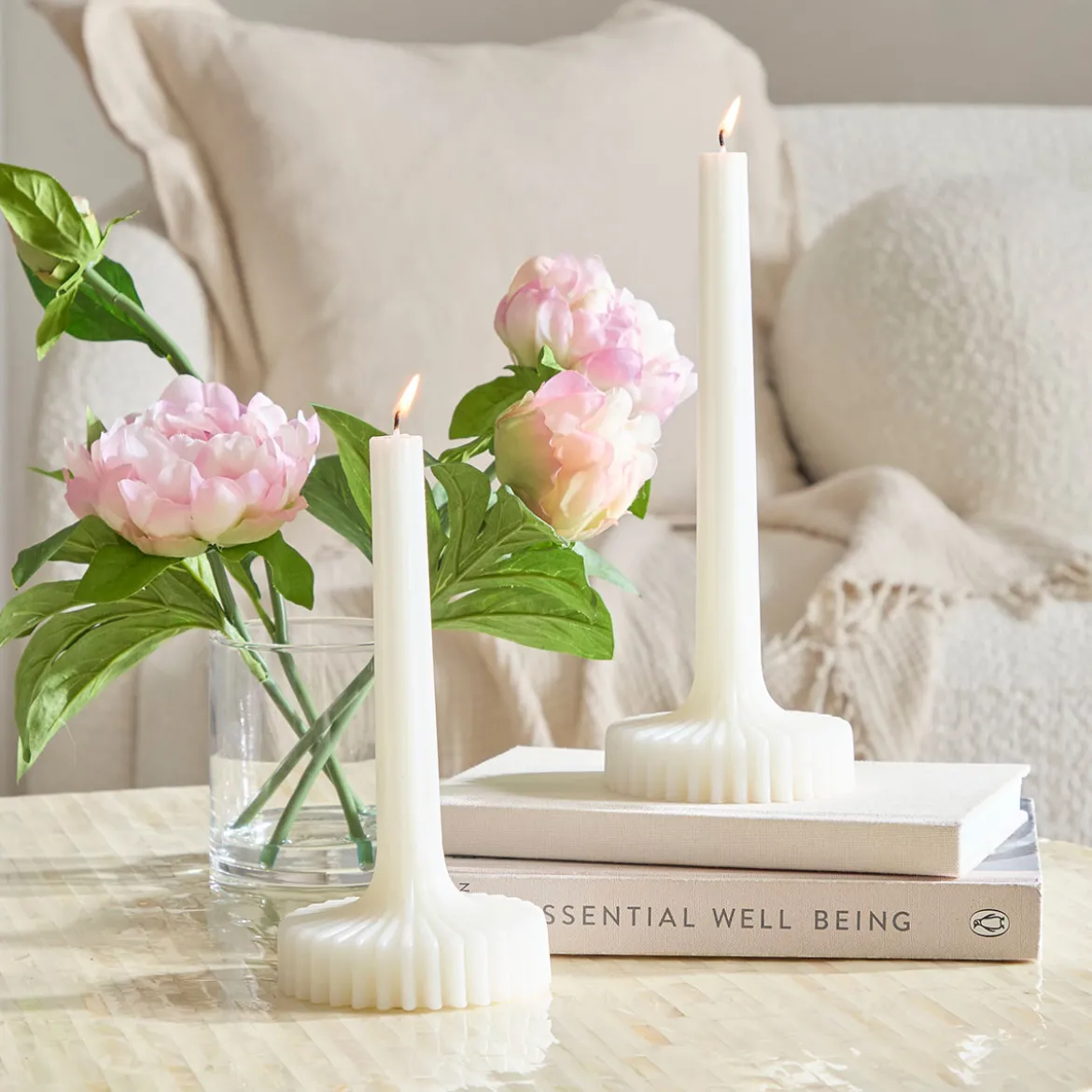 Taper Swirl Candle