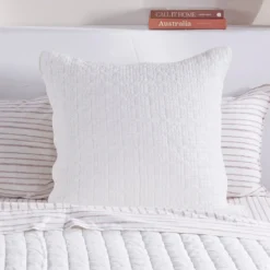Tate Cotton Quilted European Pillowcase