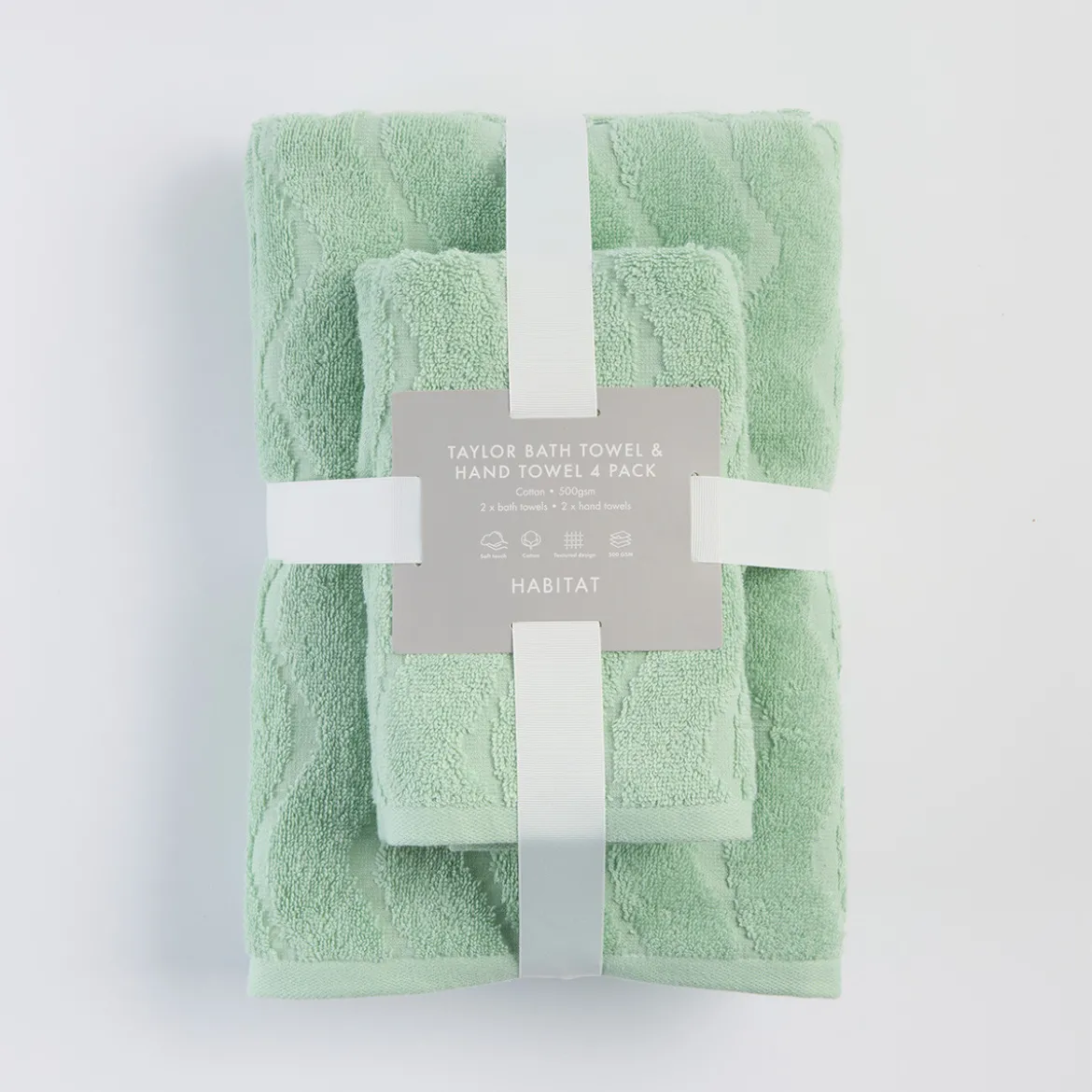 Taylor Bath Towel & Hand Towel Pack