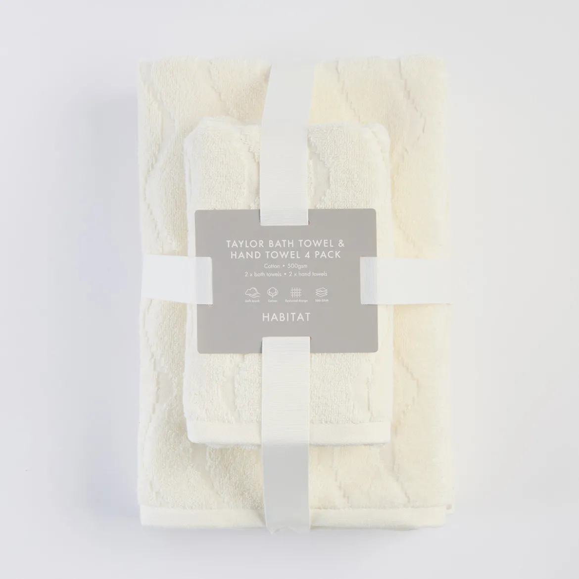 Taylor Bath Towel & Hand Towel Pack