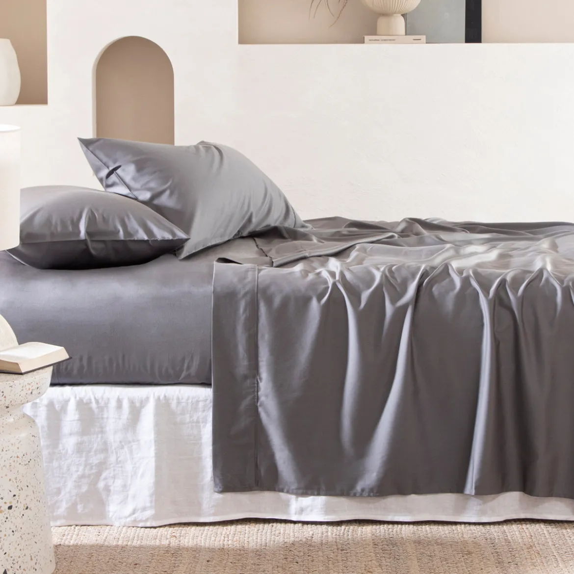 400TC Bamboo Cotton Fitted Sheet