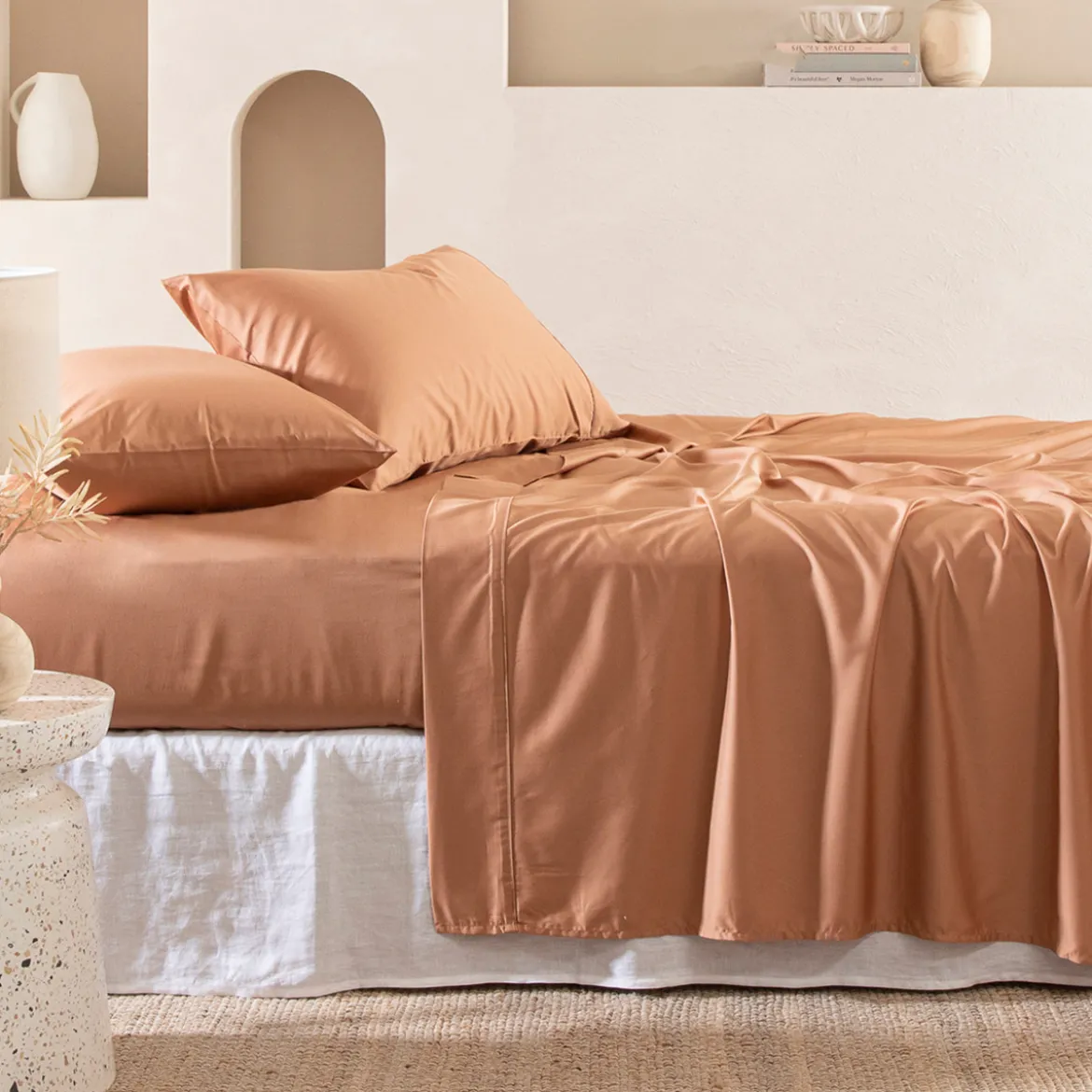 400TC Bamboo Cotton Fitted Sheet