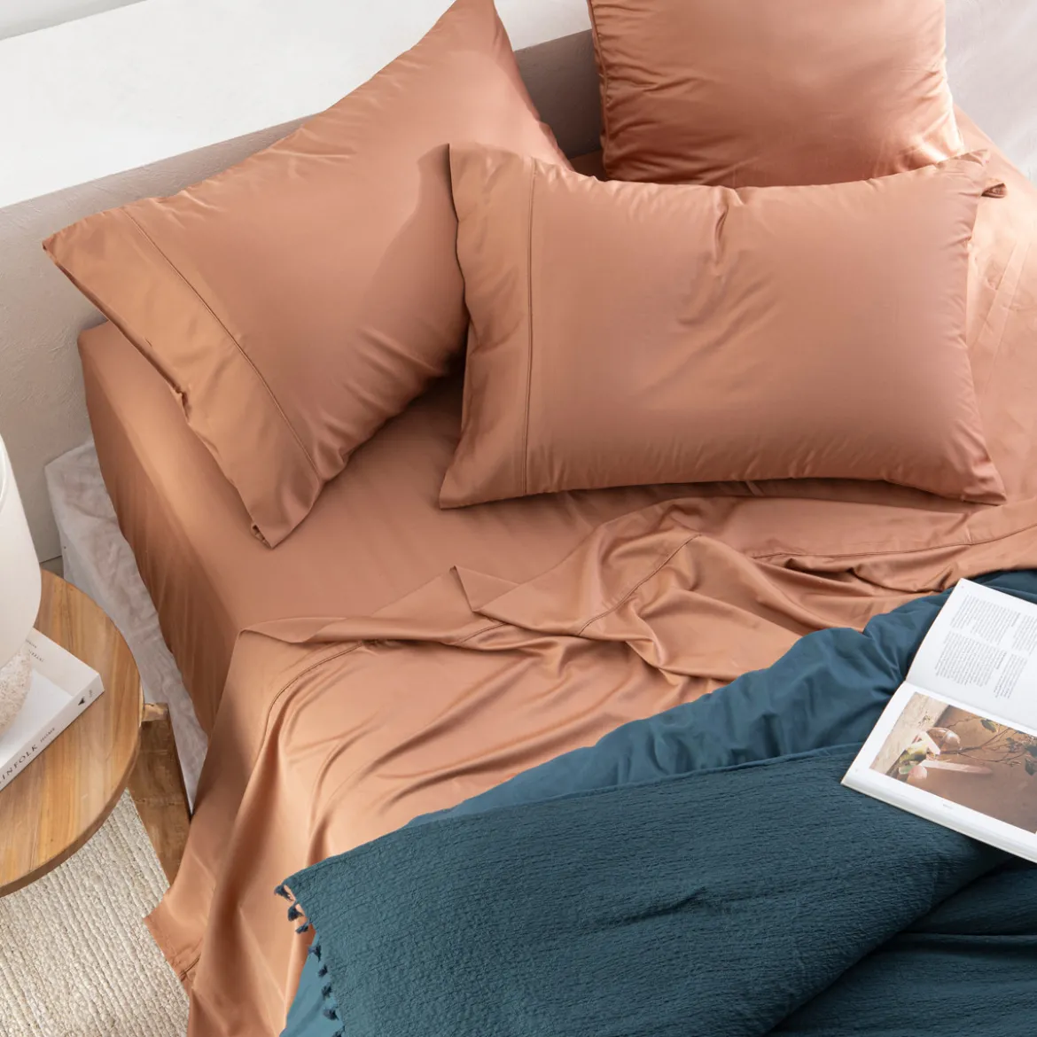 400TC Bamboo Cotton Flat Sheet