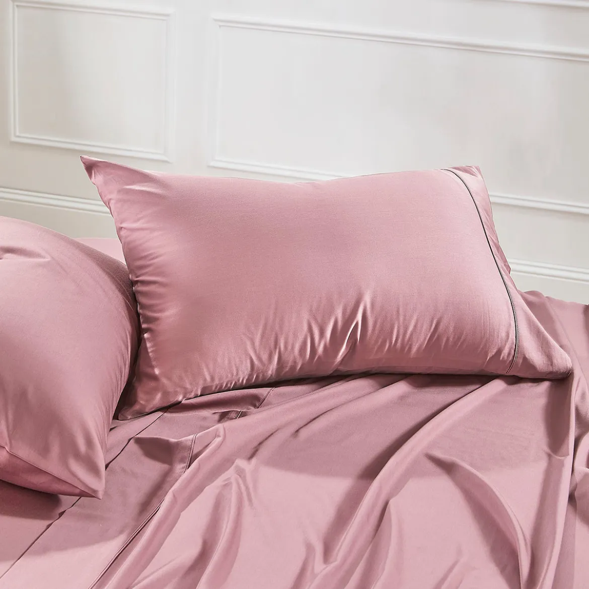 400TC Bamboo Cotton Standard Pillowcase Pair