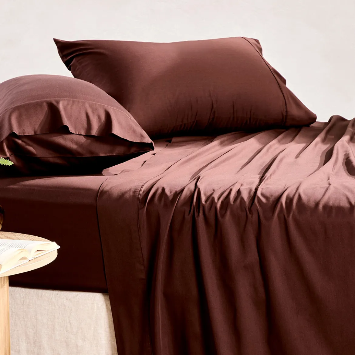 400TC Bamboo Cotton Standard Pillowcase Pair