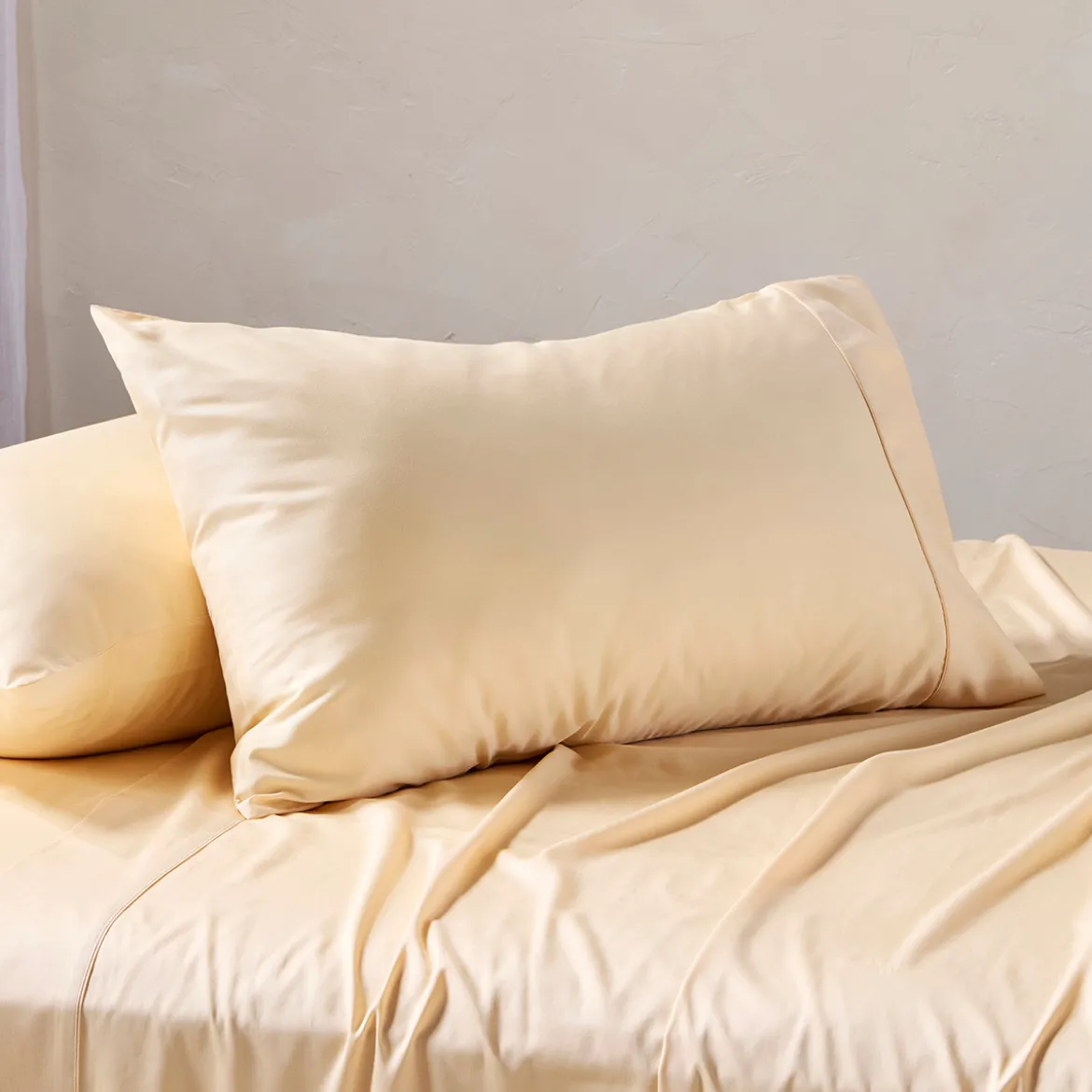 400TC Bamboo Cotton Standard Pillowcase Pair