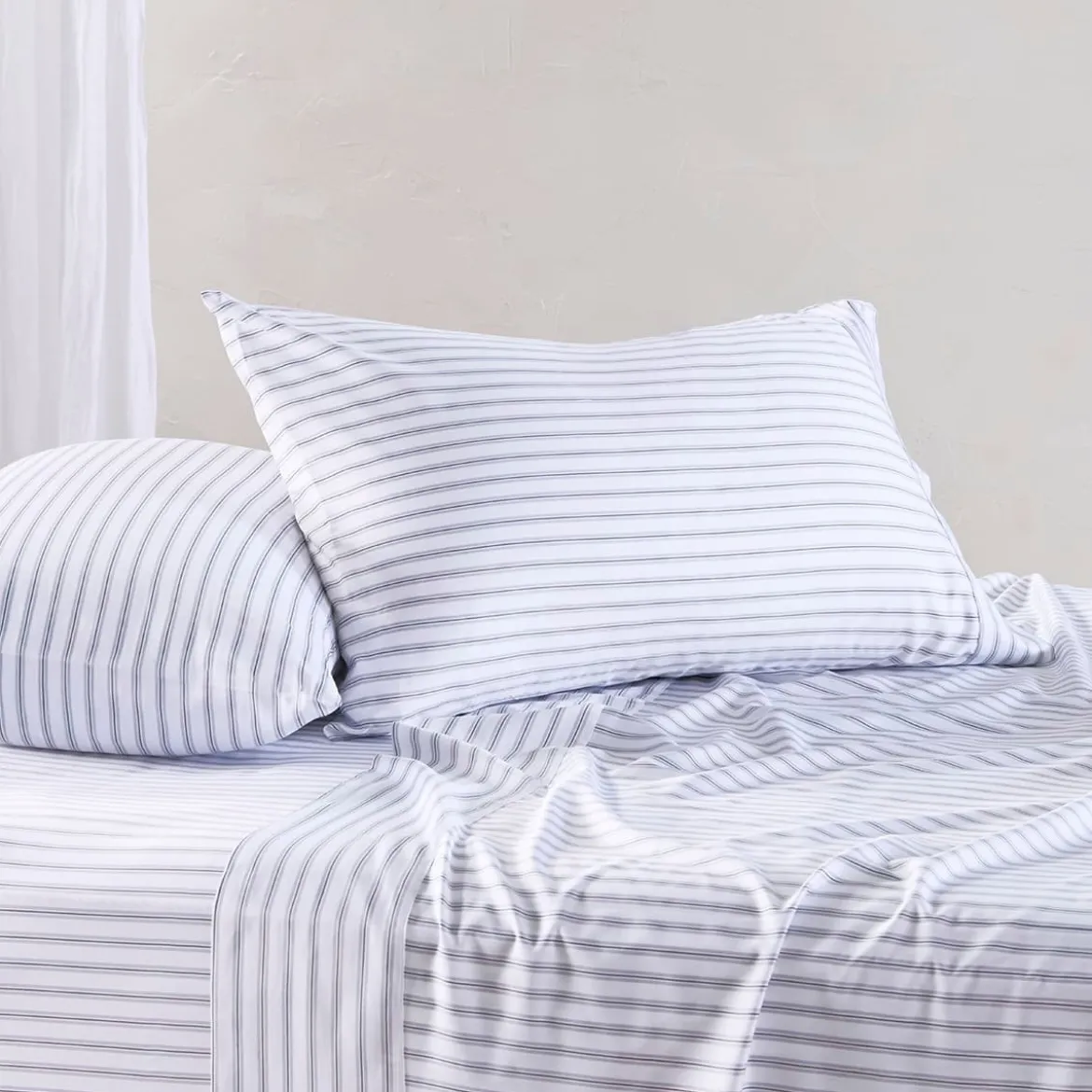 400TC Bamboo Cotton Standard Pillowcase Pair