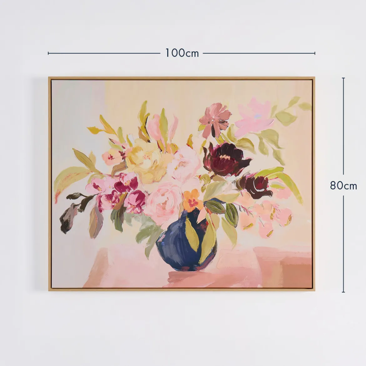 The Vase Garden Framed Canvas Wall Art
