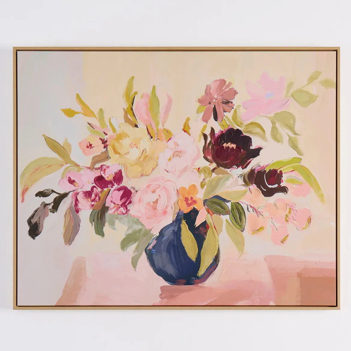The Vase Garden Framed Canvas Wall Art