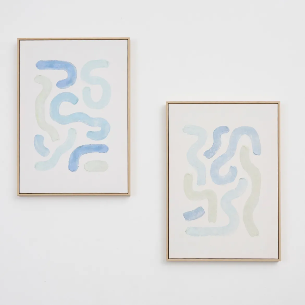 Tide Lines Framed Canvas Wall Art