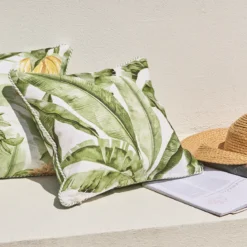Tropical Havana Leaf Outdoor Cushion